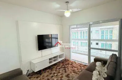 Apartamento à venda, 80 m² por r$ 1.060.000,00 - gonzaga - santos/sp