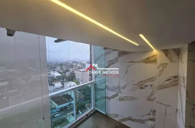 Apartamento à venda, 59 m² ,varanda, 2 dormitórios  garagem demarcada,  bairro vila matias - santos/sp