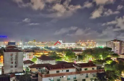 Apartamento com 2 dormitórios para alugar, 112 m² por r$ 4.250,02/mês - embaré - santos/sp