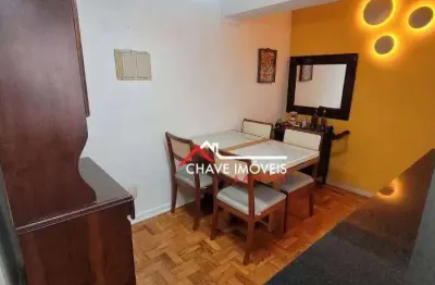 Apartamento à venda, 85 m² por r$ 585.000,00 - gonzaga - santos/sp