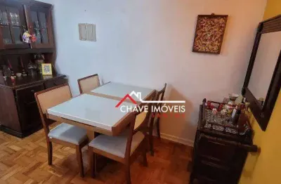 Apartamento com 2 dormitórios à venda, 85 m² por r$ 585.000,00 - gonzaga - santos/sp