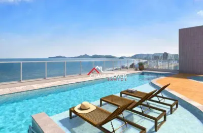 Apartamento com 3 dormitórios à venda, 123 m² por r$ 1.872.000,00 - embaré - santos/sp