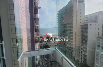 Apartamento com 1 dormitório à venda, 50 m² por r$ 580.000,00 - embaré - santos/sp