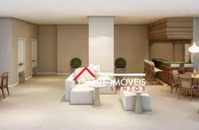 Apartamento com 3 dormitórios à venda, 88 m² por r$ 1.017.760 - campo grande - santos/sp