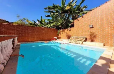 Sobrado com 3 dormitórios à venda, 130 m² por r$ 1.590.000,00 - campo grande - santos/sp