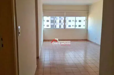 Apartamento com 2 dormitórios para alugar, 94 m² por r$ 3.650,02/mês - embaré - santos/sp