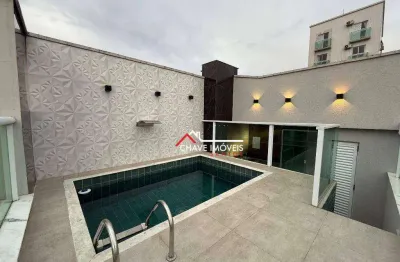 Casa com 3 dormitórios à venda, 172 m² por r$ 1.200.000,00 - boqueirão - santos/sp