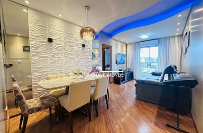 Apartamento com 3 dormitórios à venda, 189 m² por r$ 543.000,00 - paquetá - santos/sp