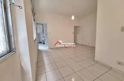 Apartamento com 1 dormitório à venda, 55 m² por r$ 385.000,02 - aparecida - santos/sp