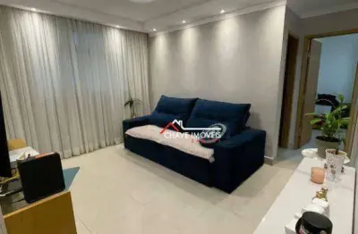 Apartamento com 2 dormitórios à venda, 63 m² por r$ 460.000,00 - campo grande - santos/sp