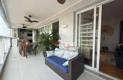 Apartamento à venda, 160 m² por r$ 2.550.000,00 - embaré - santos/sp