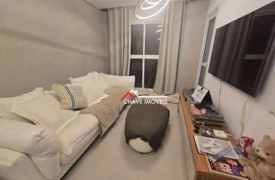 Apartamento com 2 dormitórios à venda, 81 m² por r$ 1.100.000,00 - aparecida - santos/sp