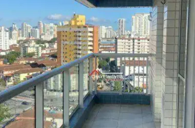 Apartamento com 2 dormitórios para alugar, 92 m² por r$ 4.925,00/mês - boqueirão - santos/sp