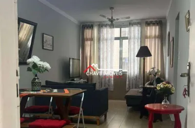 Apartamento com 1 dormitório à venda, 67 m² por r$ 535.000,00 - pompéia - santos/sp