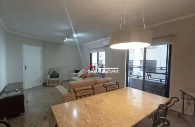 Apartamento à venda, 128 m² por r$ 790.000,00 - pompéia - santos/sp