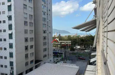 Apartamento com 2 dormitórios para alugar, 58 m² por r$ 2.600,02/mês - josé menino - santos/sp