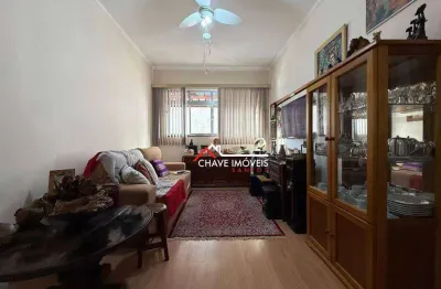 Apartamento com 2 dormitórios à venda, 84 m² por r$ 450.000,00 - gonzaga - santos/sp