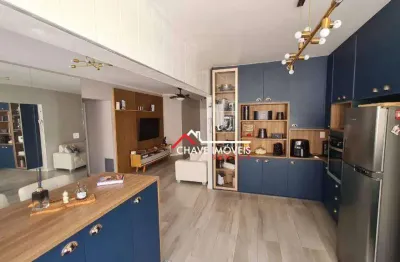 Apartamento com 2 dormitórios à venda, 103 m² por r$ 850.000,00 - ponta da praia - santos/sp