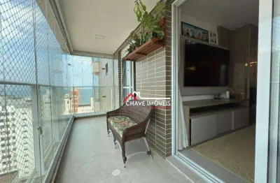 Apartamento com 3 dormitórios à venda, 120 m² por r$ 2.150.000,00 - embaré - santos/sp