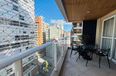 Apartamento com 4 dormitórios à venda, 240 m² por r$ 3.000.000,00 - gonzaga - santos/sp