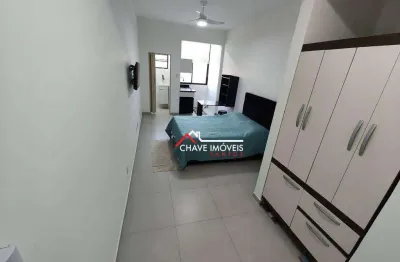 Kitnet à venda, 33 m² por r$ 320.000,00 - ponta da praia - santos/sp