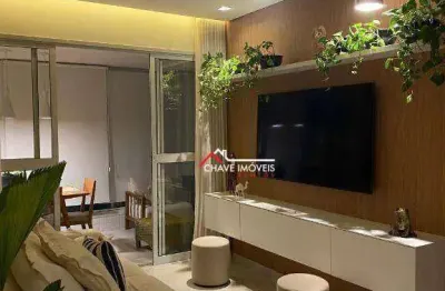 Apartamento à venda, 108 m² por r$ 2.400.000,00 - gonzaga - santos/sp