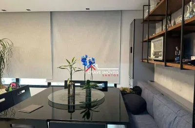 Apartamento com 4 dormitórios à venda, 202 m² por r$ 2.500.000,00 - ponta da praia - santos/sp