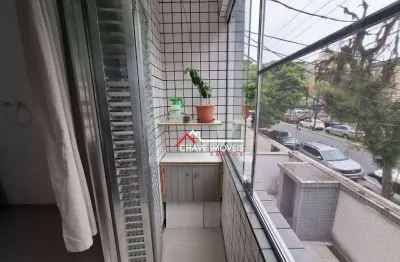 Apartamento com 2 dormitórios à venda, 102 m² por r$ 435.000,00 - embaré - santos/sp