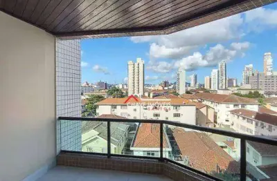 Apartamento com 3 dormitórios à venda, 168 m² por r$ 1.490.000,00 - boqueirão - santos/sp