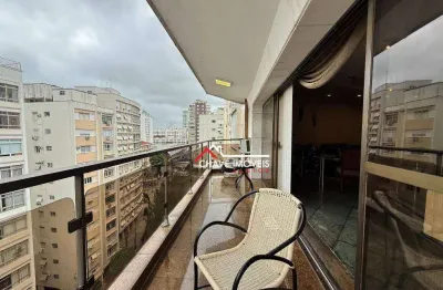 Apartamento com 4 dormitórios à venda, 270 m² por r$ 1.600.000,00 - gonzaga - santos/sp