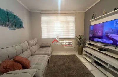Apartamento com 3 dormitórios à venda, 98 m² por r$ 480.000,00 - pompéia - santos/sp