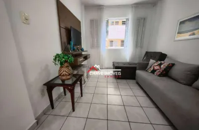 Apartamento à venda, 57 m² por r$ 440.000,00 - gonzaga - santos/sp