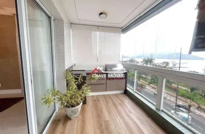 Apartamento com 4 dormitórios para alugar, 272 m² - embaré - santos/sp