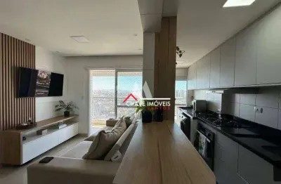 Apartamento com 2 dormitórios à venda, 54 m² por r$ 660.000,00 - vila matias - santos/sp