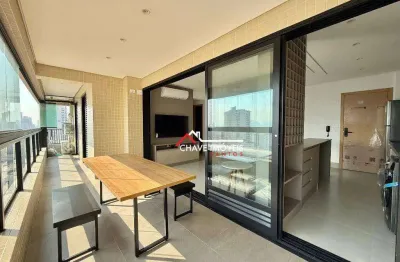 Apartamento com 2 dormitórios à venda, 75 m² por r$ 1.012.000,00 - josé menino - santos/sp