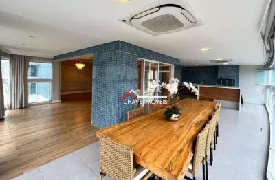 Apartamento com 5 dormitórios à venda, 255 m² por r$ 3.800.000,00 - aparecida - santos/sp