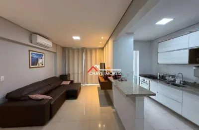 Apartamento com 2 dormitórios à venda, 85 m² por r$ 875.000,00 - marapé - santos/sp