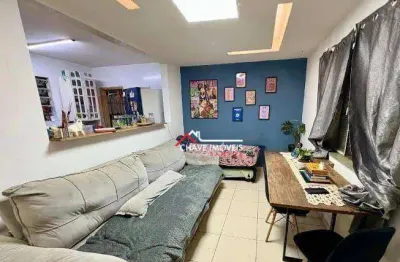 Apartamento com 2 dormitórios à venda, 62 m² por r$ 390.000,00 - vila belmiro - santos/sp
