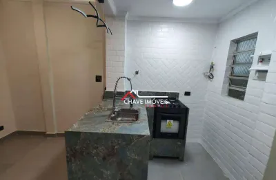 Apartamento com 1 dormitório à venda, 50 m² por r$ 380.000,00 - josé menino - santos/sp