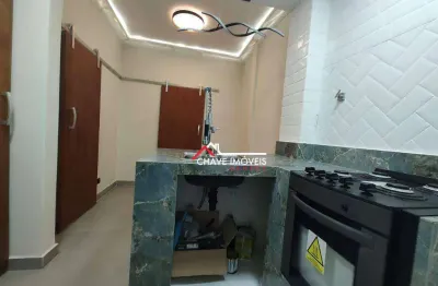 Apartamento com 1 dormitório à venda, 50 m² por r$ 350.000,00 - josé menino - santos/sp