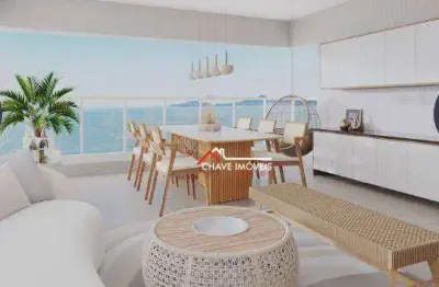 Apartamento com 3 dormitórios à venda, 150 m² por r$ 2.150.000,00 - embaré - santos/sp