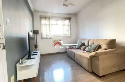 Apartamento com 2 dormitórios à venda, 60 m² por r$ 455.800,00 - embaré - santos/sp