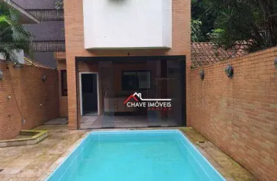 Sobrado com 6 dormitórios à venda, 300 m² por r$ 4.500.000,09 - gonzaga - santos/sp
