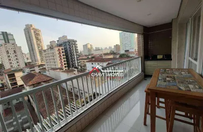Apartamento com 3 dormitórios à venda, 90 m² por r$ 850.000,00 - encruzilhada - santos/sp