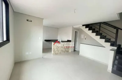 Village com 2 dormitórios à venda, 95 m² por r$ 620.000,00 - campo grande - santos/sp
