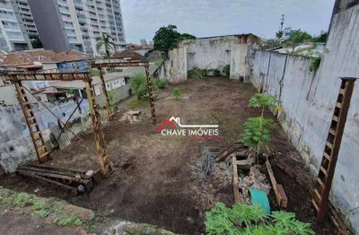 Terreno à venda, 1560 m² por r$ 6.205.000,00 - vila matias - santos/sp