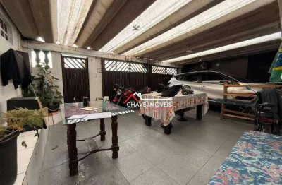 Casa com 3 dormitórios à venda, 175 m² por r$ 600.000,00 - vila são jorge - santos/sp