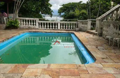 Sobrado com 5 dormitórios à venda, 600 m² por r$ 3.700.000,00 - ilha porchat - são vicente/sp