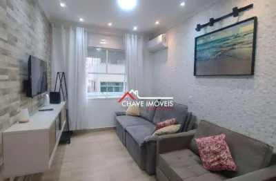 Kitnet com 1 dormitório, 25 m² - venda por R$ 350.000,00 ou aluguel por R$ 2.500,02/mês - José Menino - Santos/SP