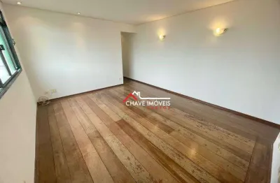 Apartamento com 2 dormitórios para alugar, 90 m² por r$ 4.500,01/mês - embaré - santos/sp